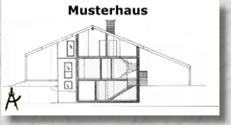 Bauplan - Hausansicht