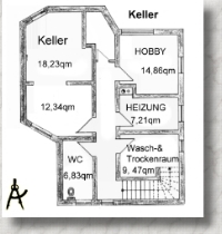 Bauplan - Keller
